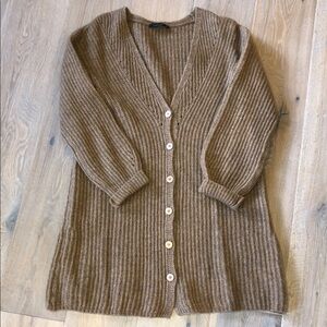 Twin-Set Tan Knit Cardigan